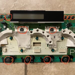 98-02 Toyota Land Cruiser Rebuild Kit - Buttons Only