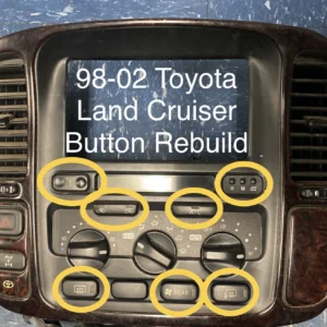 1998-2002 Toyota Land Cruiser Climate Control Rebuilt MAIL IN SERVICE